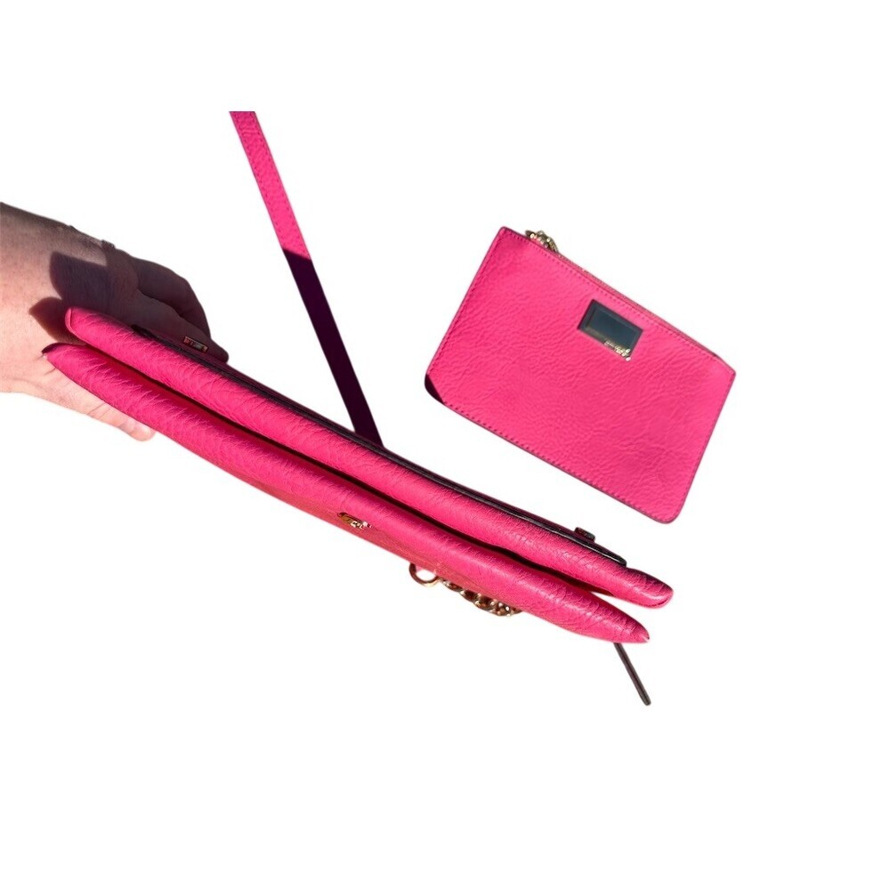 Juicy Couture Crossbody Bag Small Hot Pink With Wristlet - Picture 7 of 8